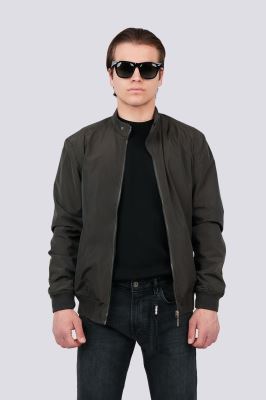 کاپشن کوتاه ساده مردانه