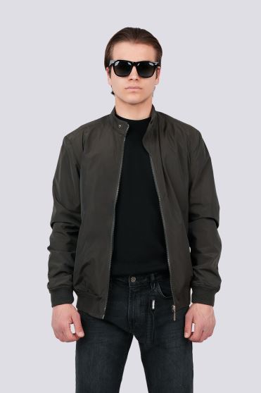 کاپشن کوتاه ساده مردانه