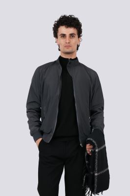 کاپشن کوتاه ساده مردانه