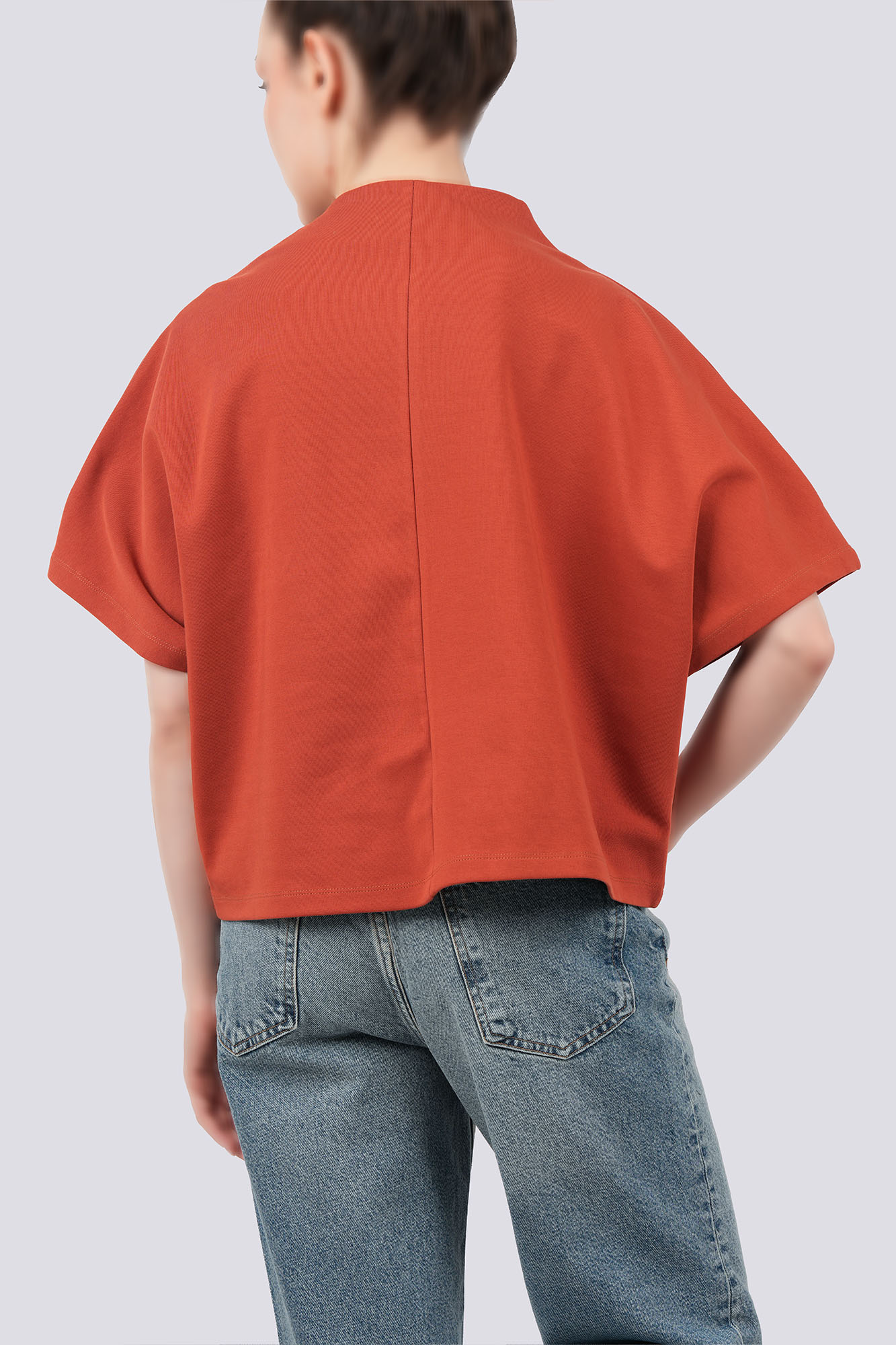 تیشرت آستین سرخود ساده