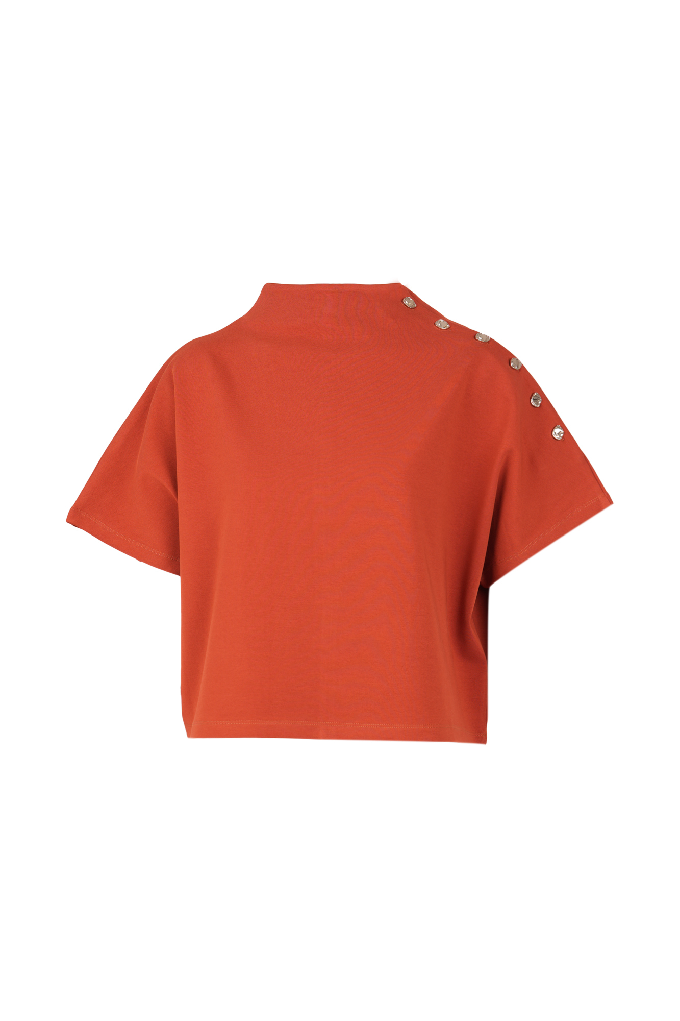 تیشرت آستین سرخود ساده