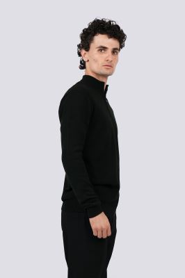 پلیور بافت نیم زیپ