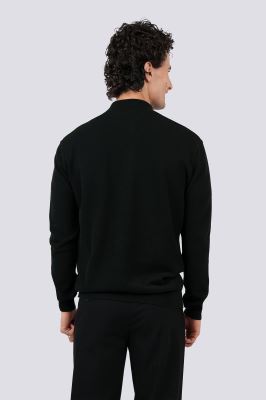 پلیور بافت نیم زیپ