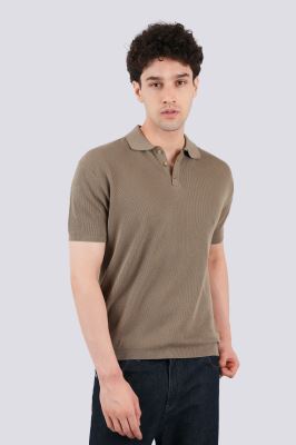 پولوشرت آستین کوتاه بافت