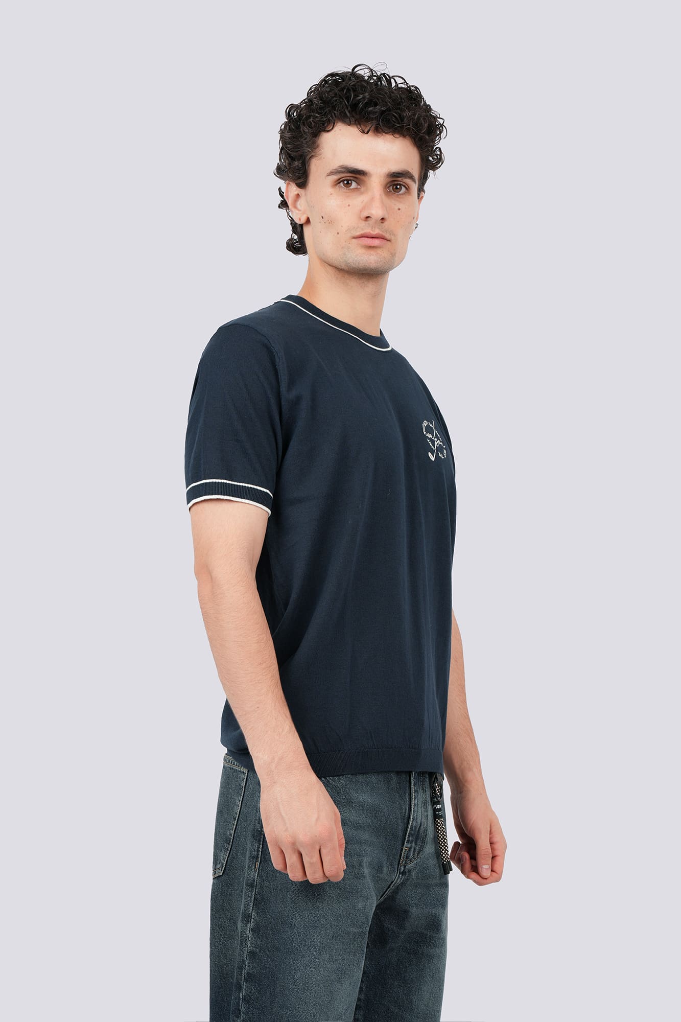 تیشرت آستین کوتاه بافت