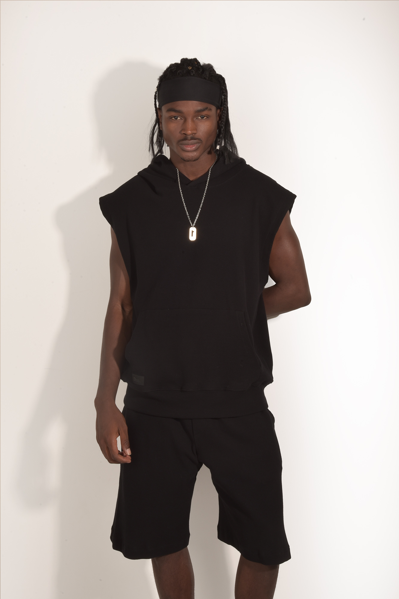 هودی آستین حلقه ای ساده