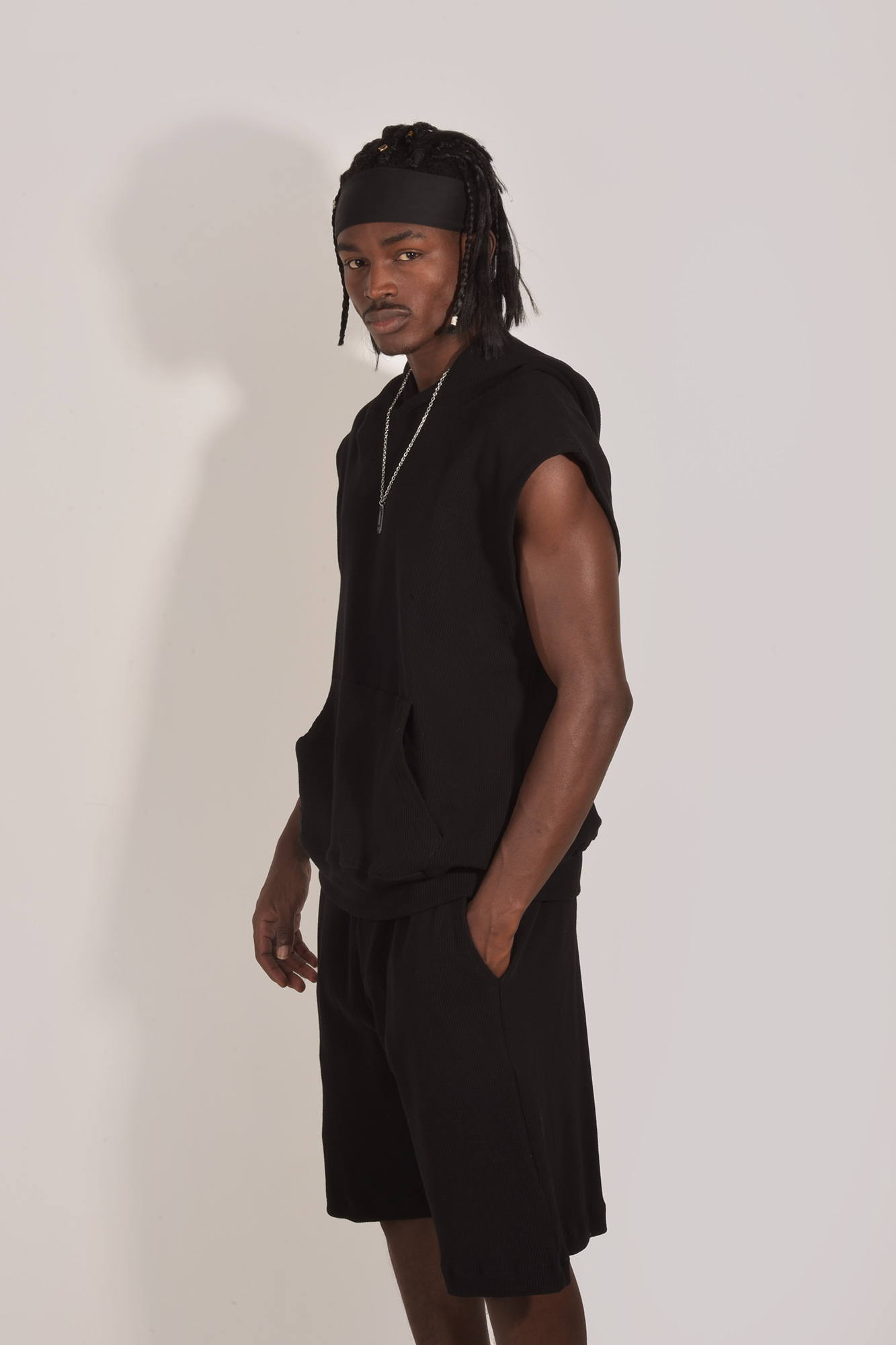 هودی آستین حلقه ای ساده