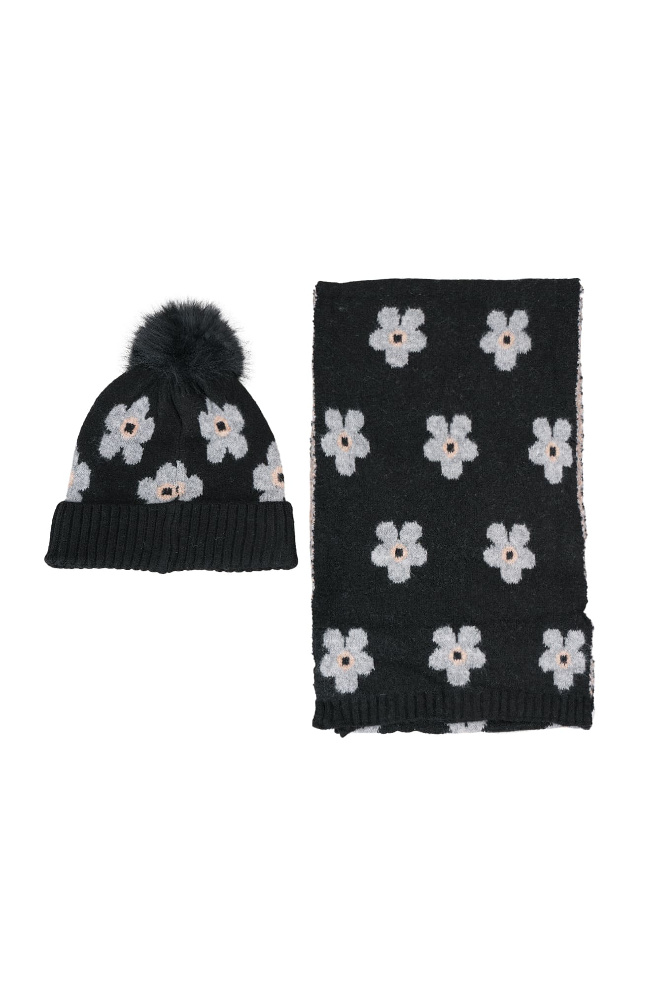 ست شال و کلاه طرحدار