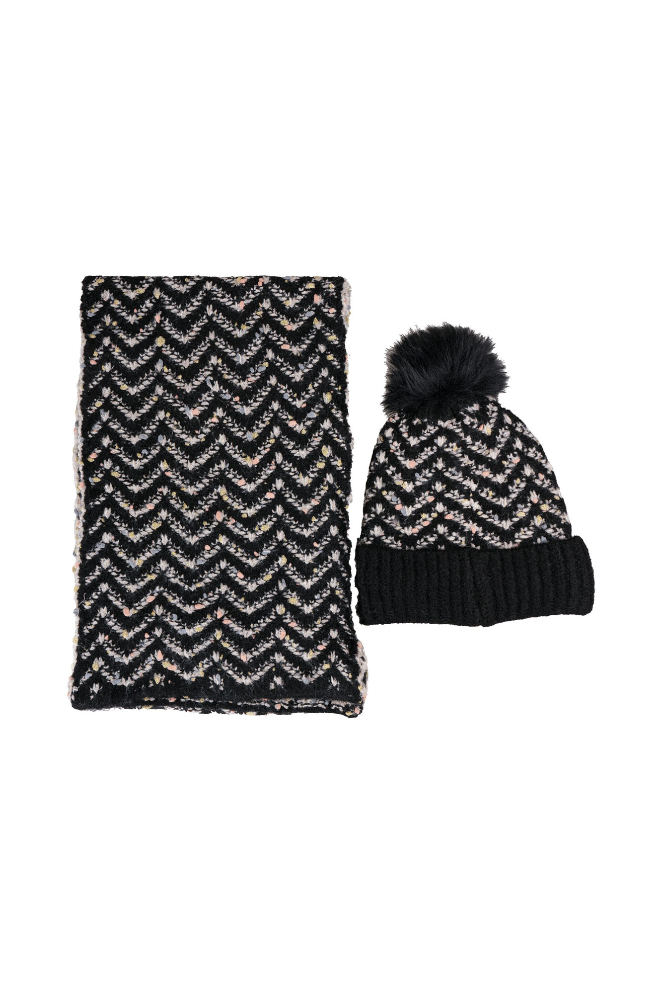 ست شال و کلاه طرحدار