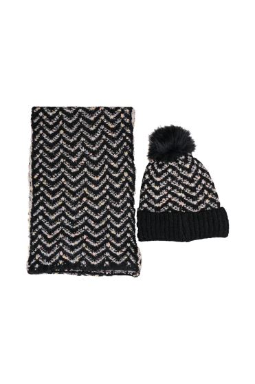 ست شال و کلاه طرحدار