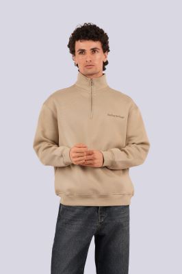 سوئیشرت نیم زیپ گلدوزی