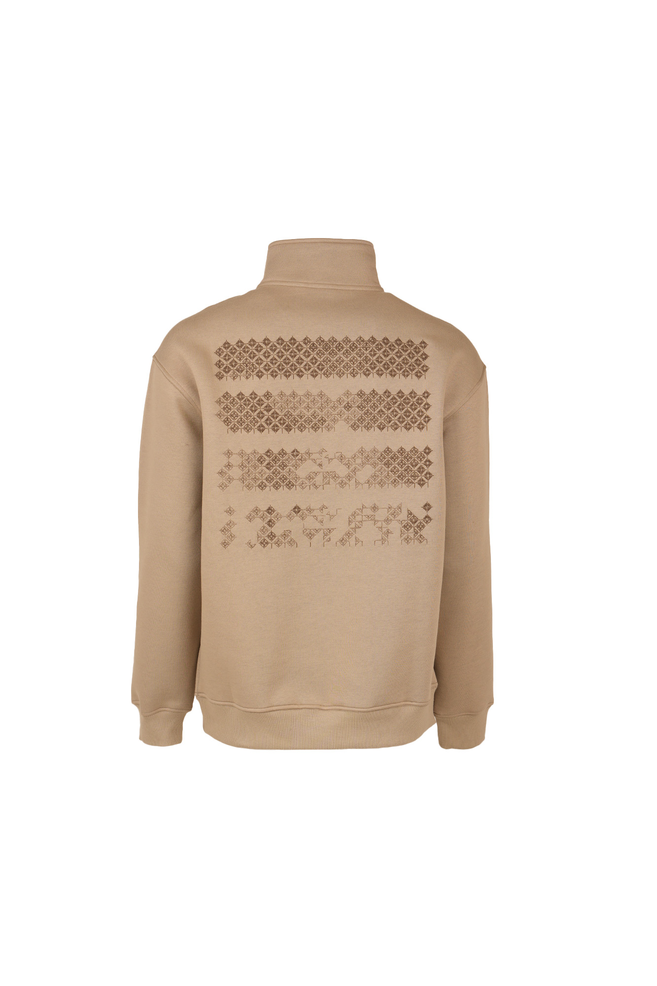 سوئیشرت نیم زیپ گلدوزی