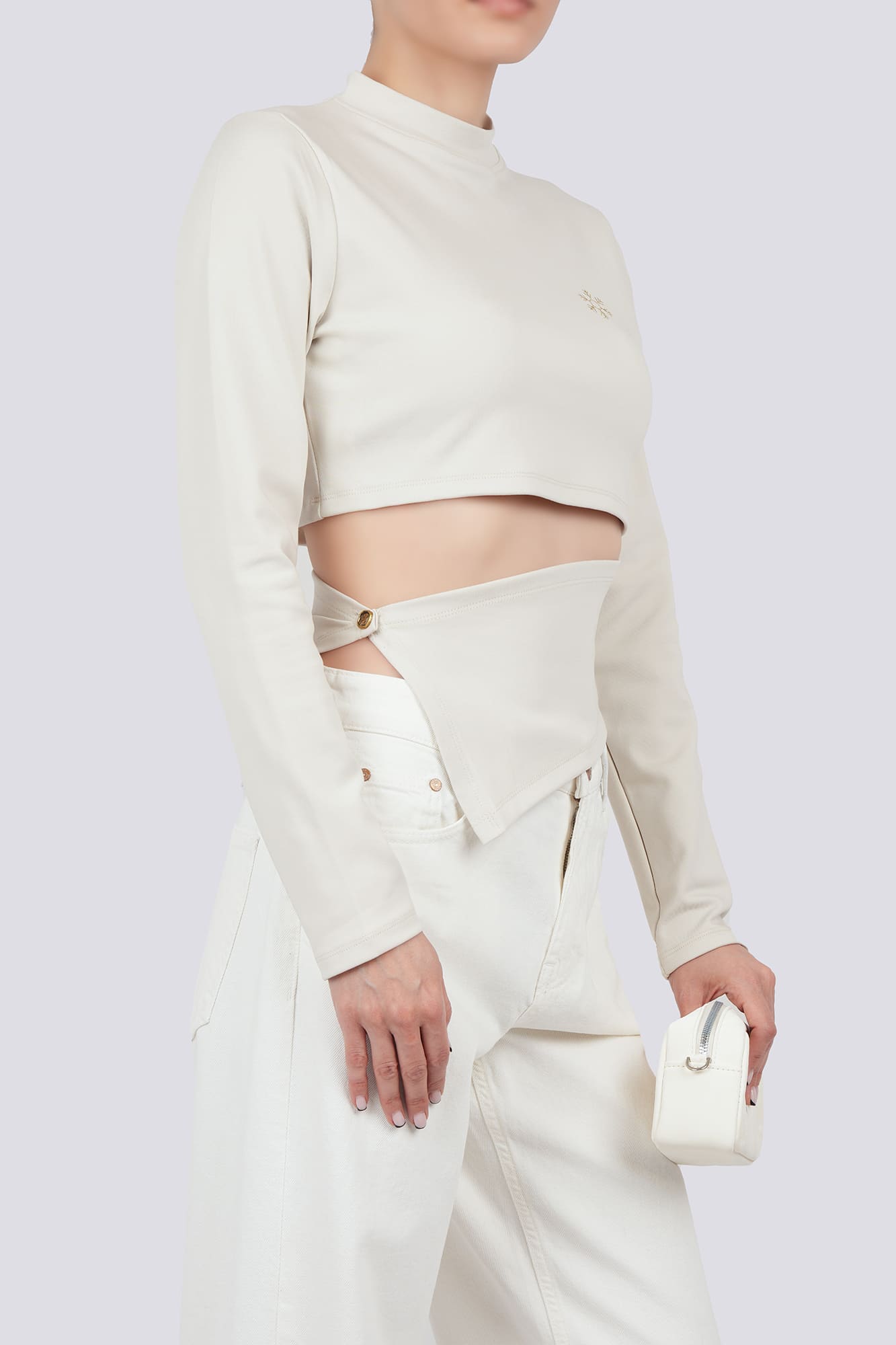 تیشرت آستین بلند گلدوزی