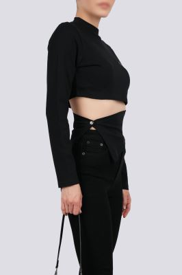 تیشرت آستین بلند گلدوزی