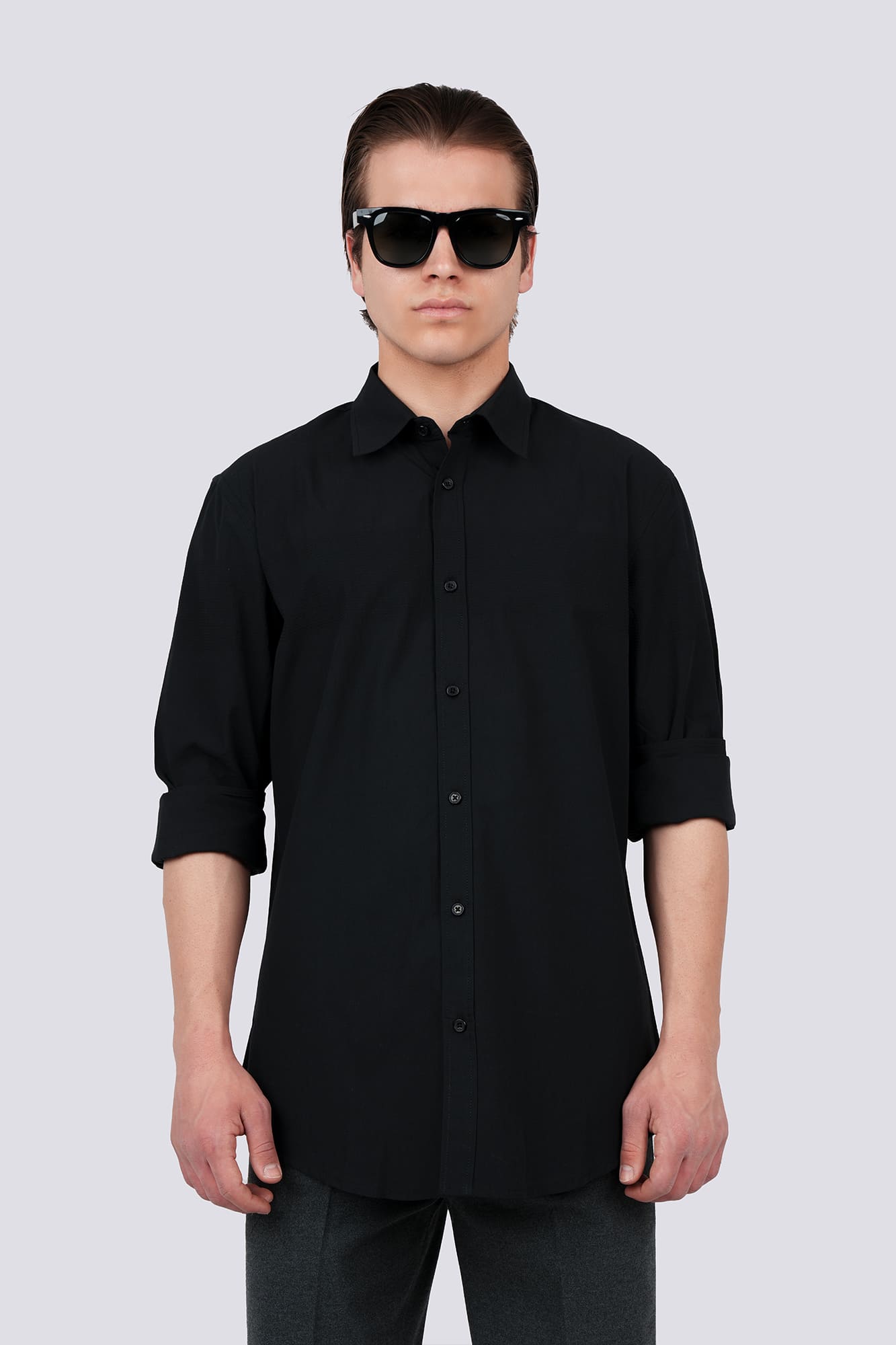 پیراهن آستین بلند ساده