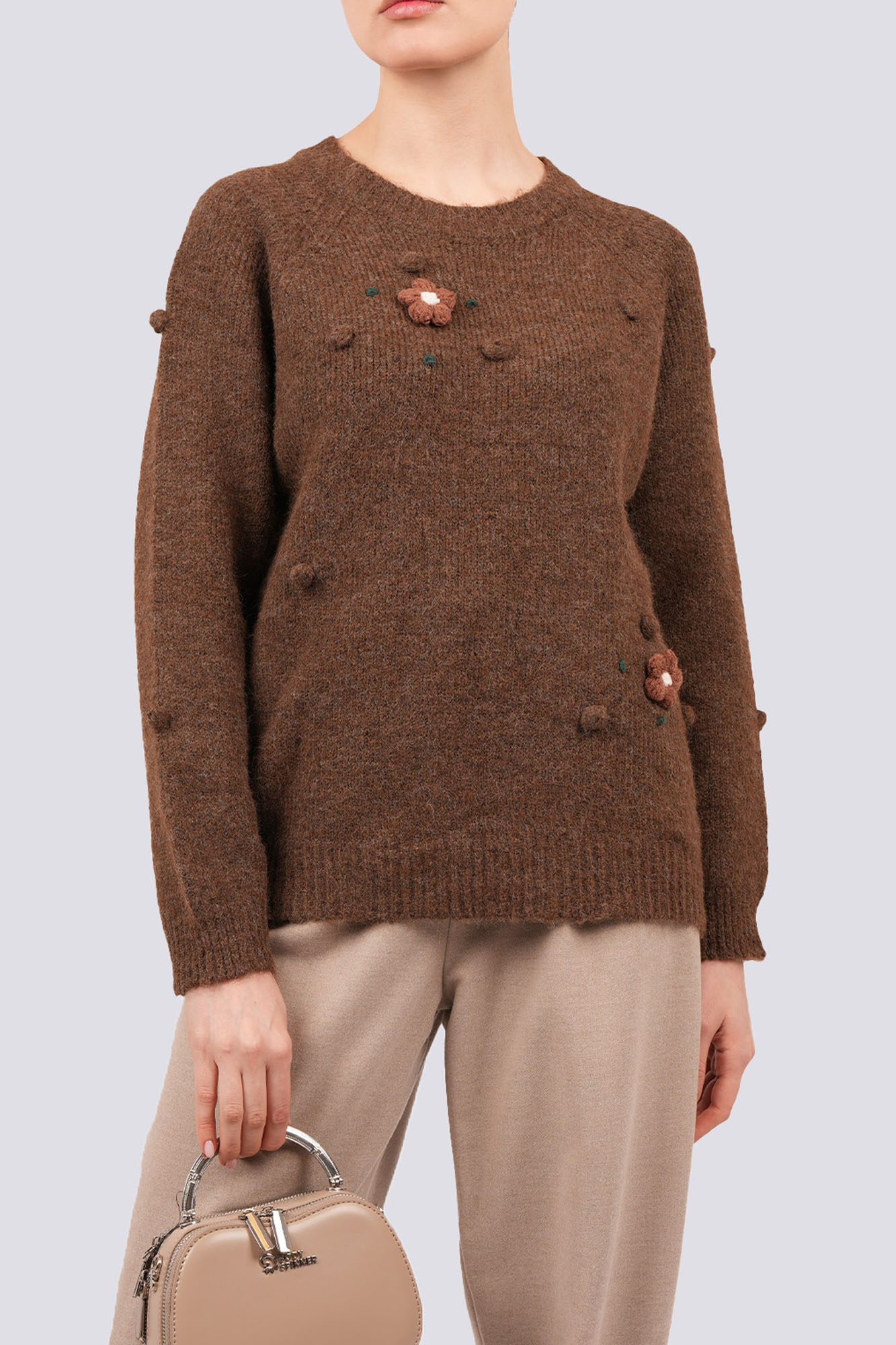 بافت آستین بلند طرحدار