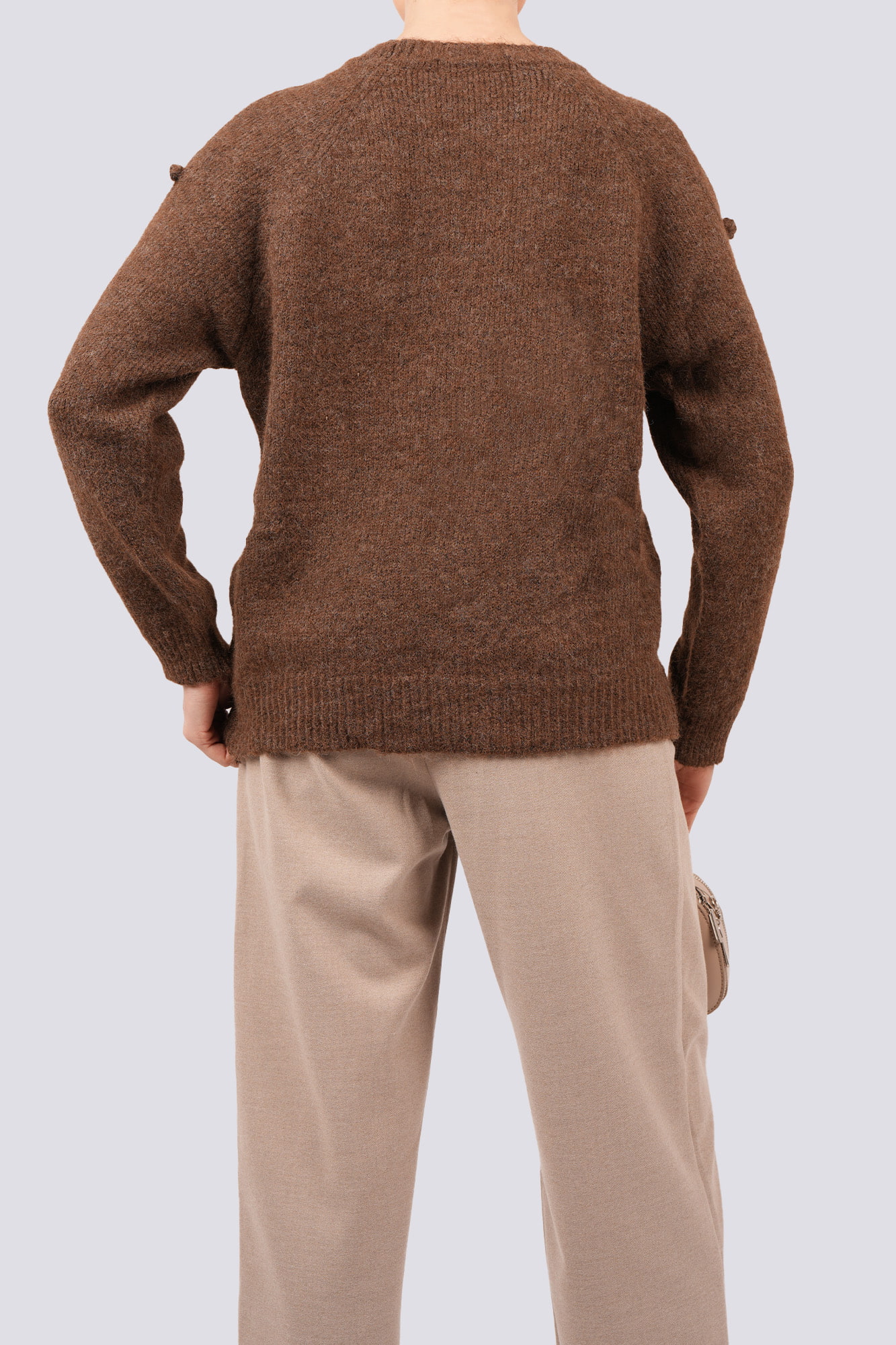 بافت آستین بلند طرحدار