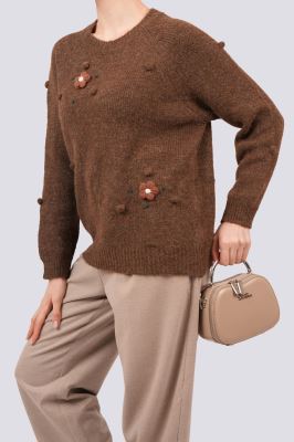 بافت آستین بلند طرحدار