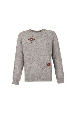 بافت آستین بلند طرحدار