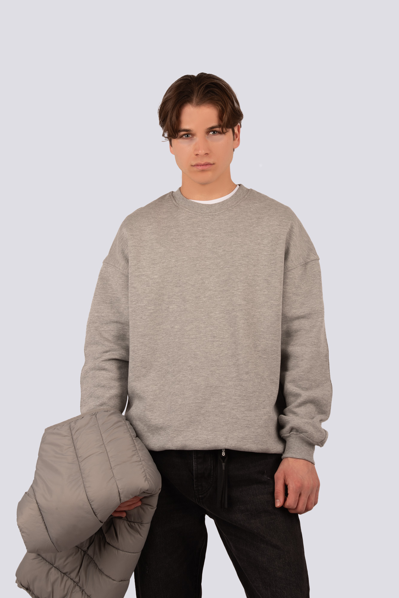 سوئیشرت آستین بلند ساده