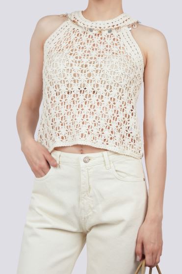 تاپ پیراهنی طرحدار