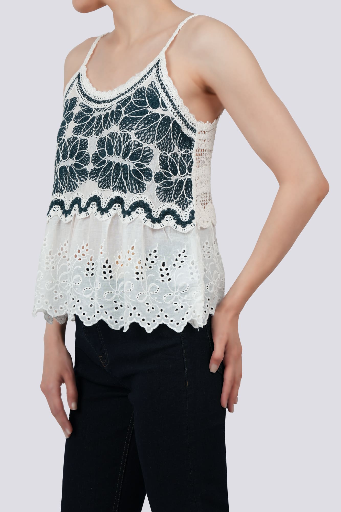 تاپ پیراهنی طرحدار