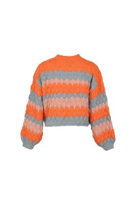 بافت آستین بلند طرحدار