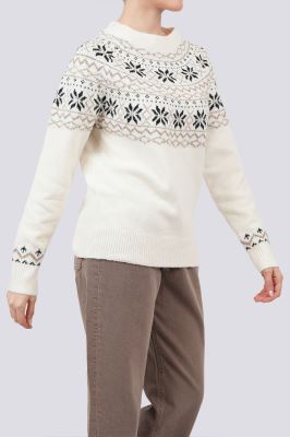 بافت آستین بلند طرحدار