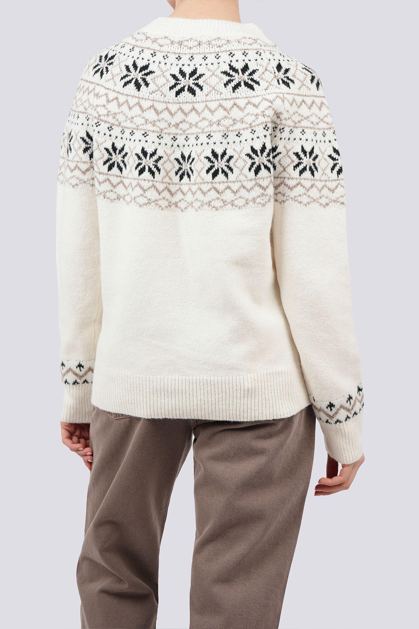 بافت آستین بلند طرحدار