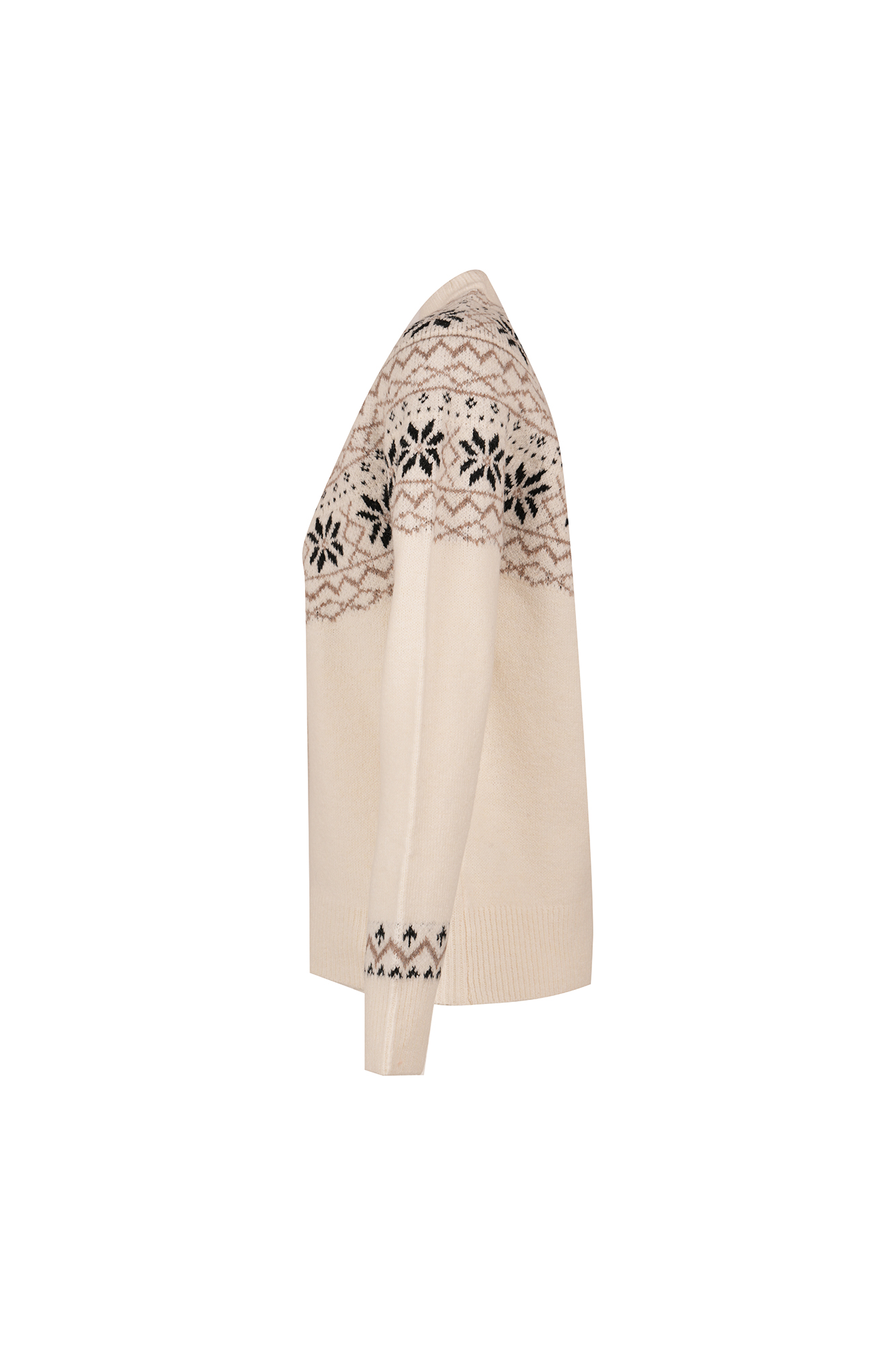 بافت آستین بلند طرحدار