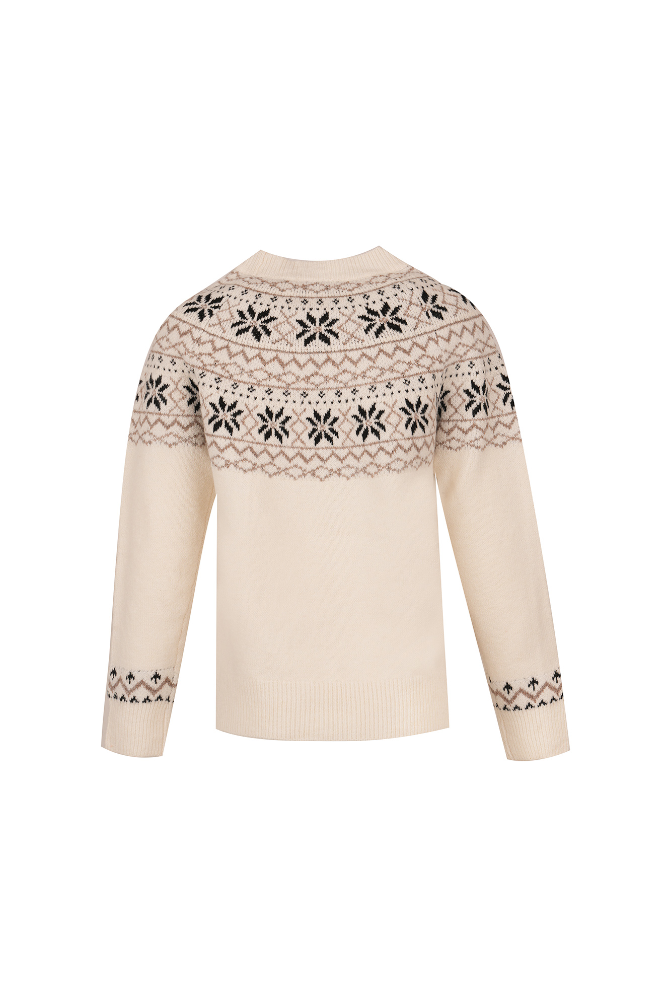 بافت آستین بلند طرحدار