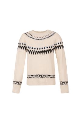 بافت آستین بلند طرحدار