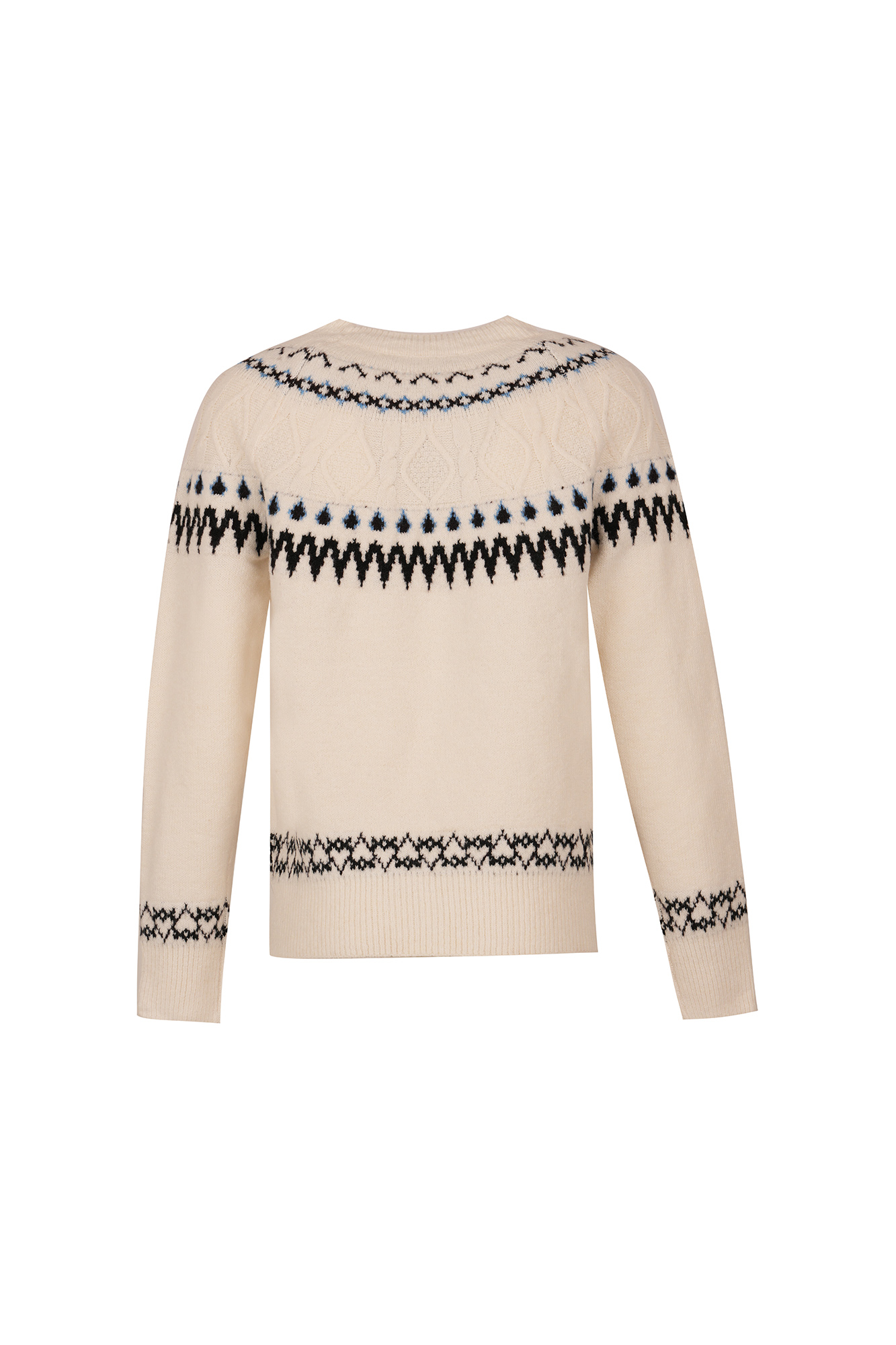 بافت آستین بلند طرحدار