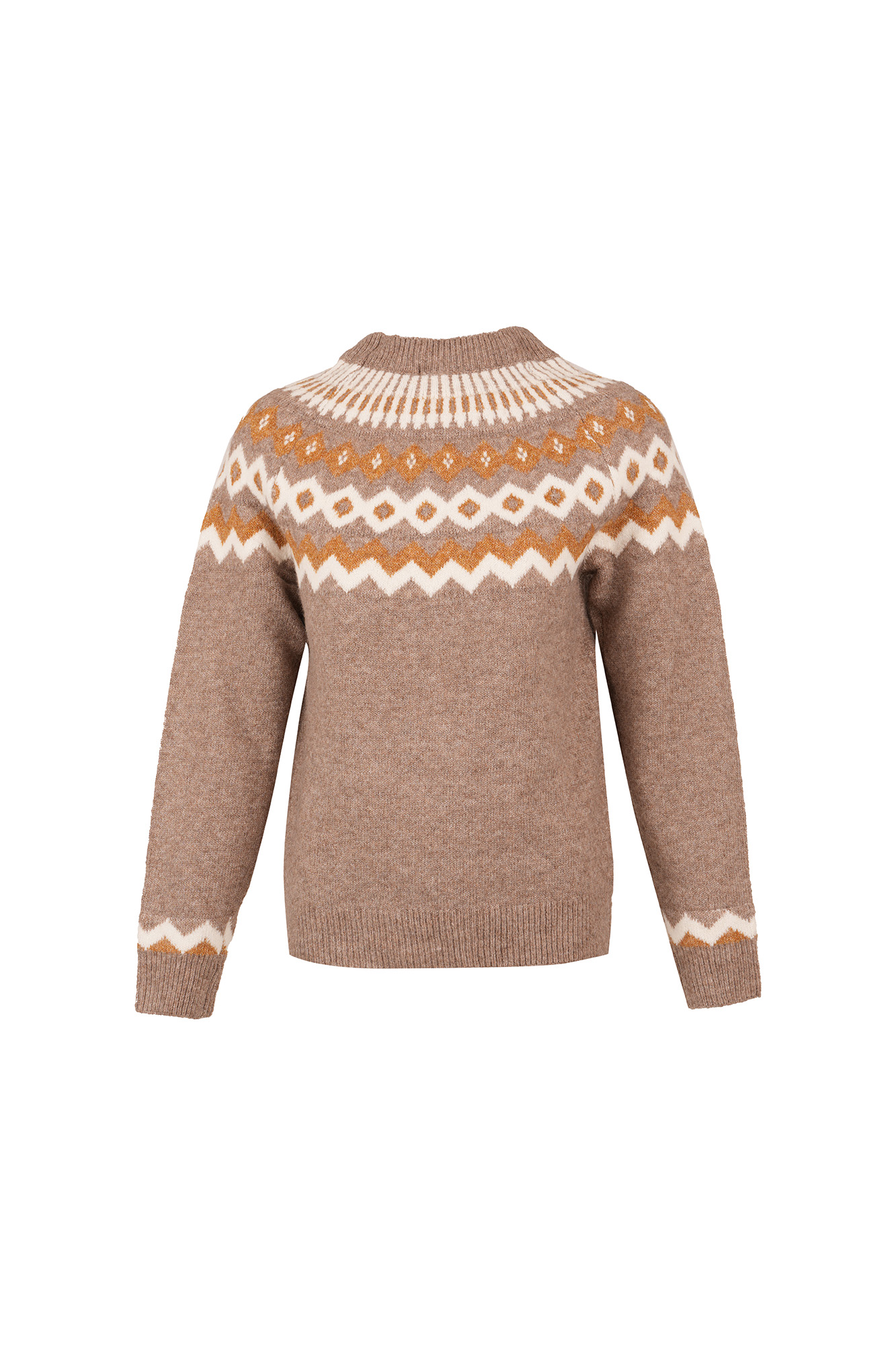 بافت آستین بلند طرحدار