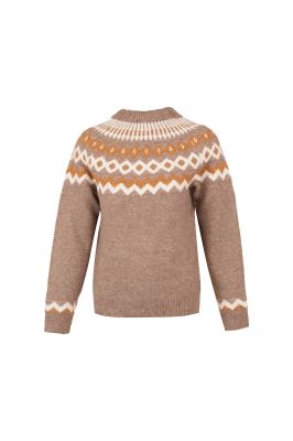 بافت آستین بلند طرحدار