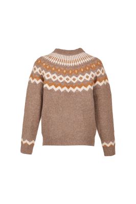 بافت آستین بلند طرحدار