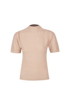 بلوز آستین کوتاه بافت