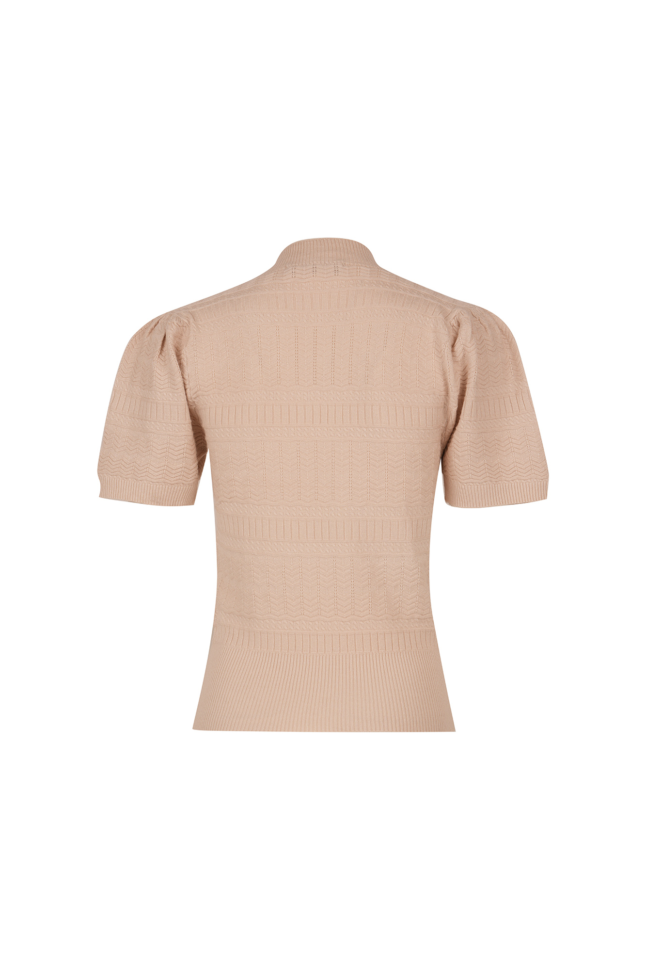 بلوز آستین کوتاه بافت