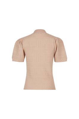 بلوز آستین کوتاه بافت