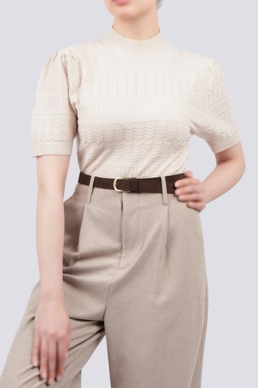 بلوز آستین کوتاه بافت