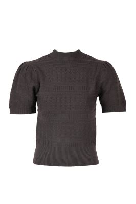 بلوز آستین کوتاه بافت