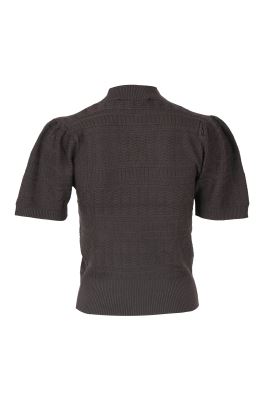 بلوز آستین کوتاه بافت