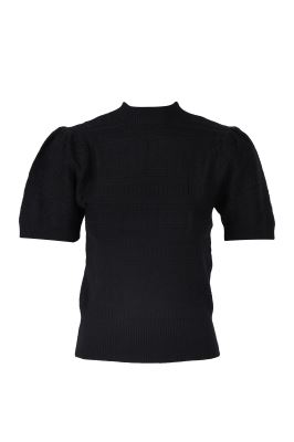 بلوز آستین کوتاه بافت