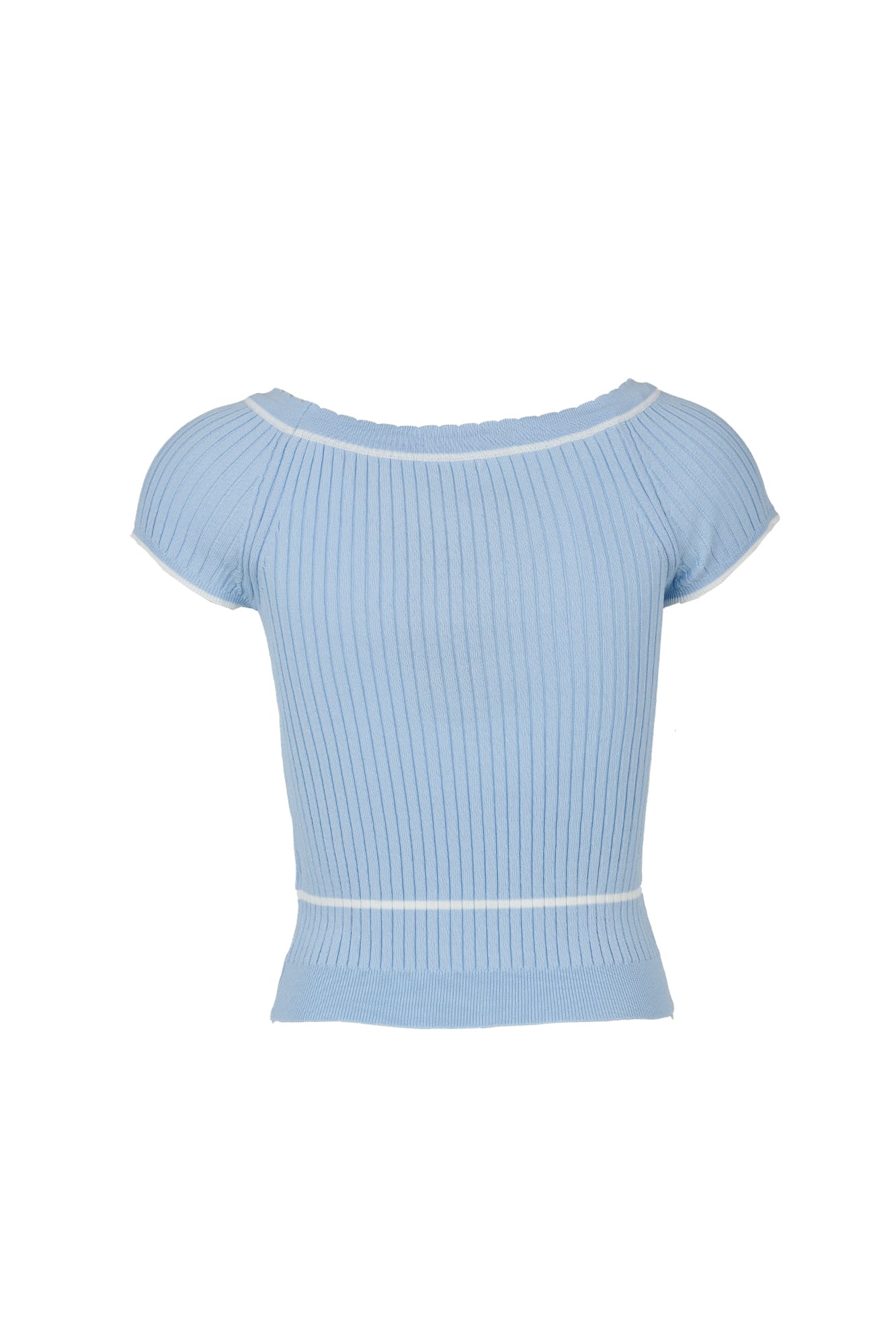 بلوز آستین کوتاه بافت