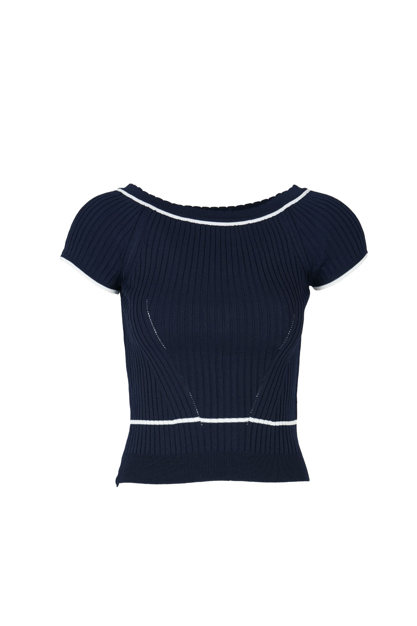 بلوز آستین کوتاه بافت