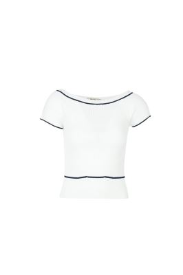 بلوز آستین کوتاه بافت