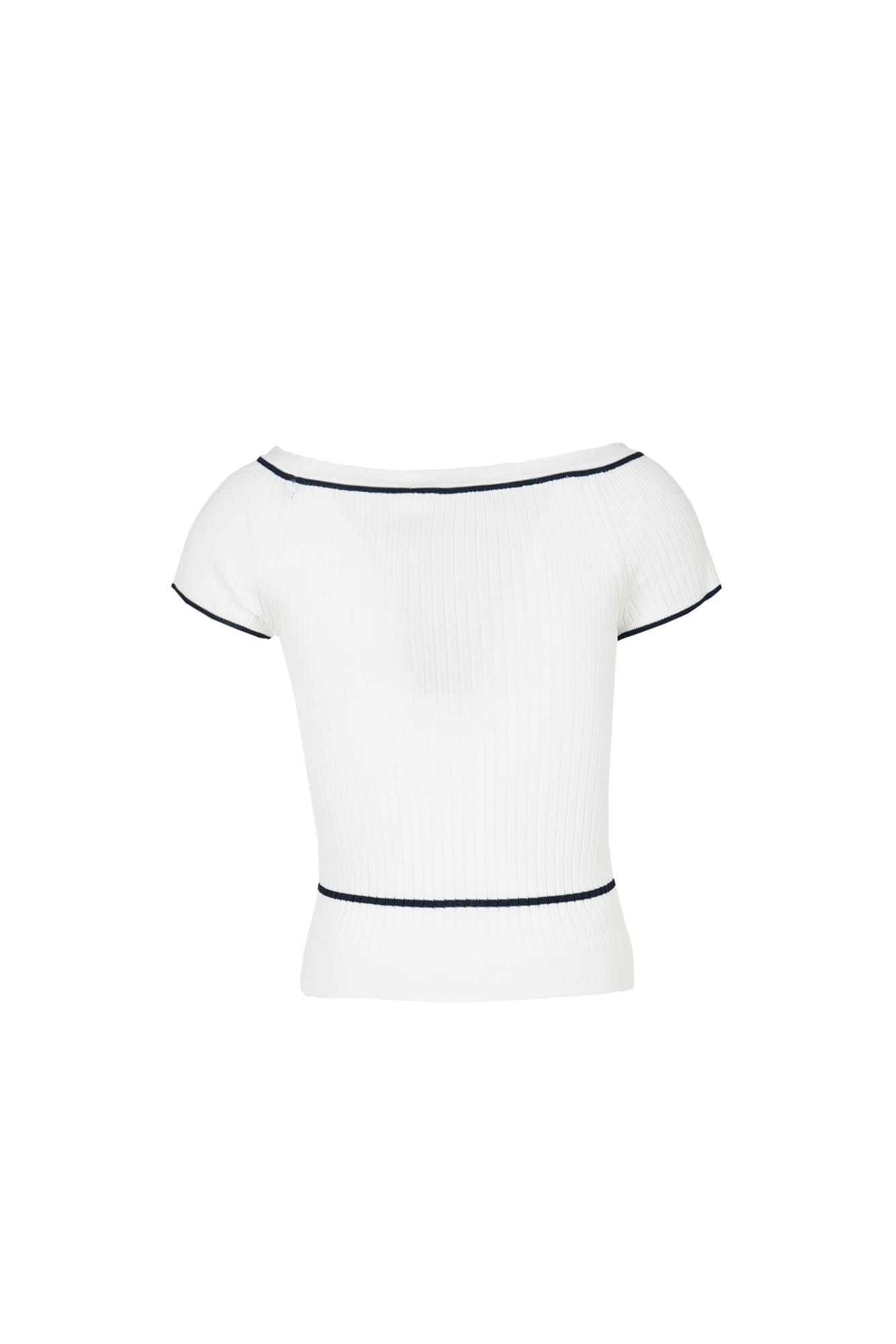 بلوز آستین کوتاه بافت