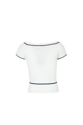 بلوز آستین کوتاه بافت