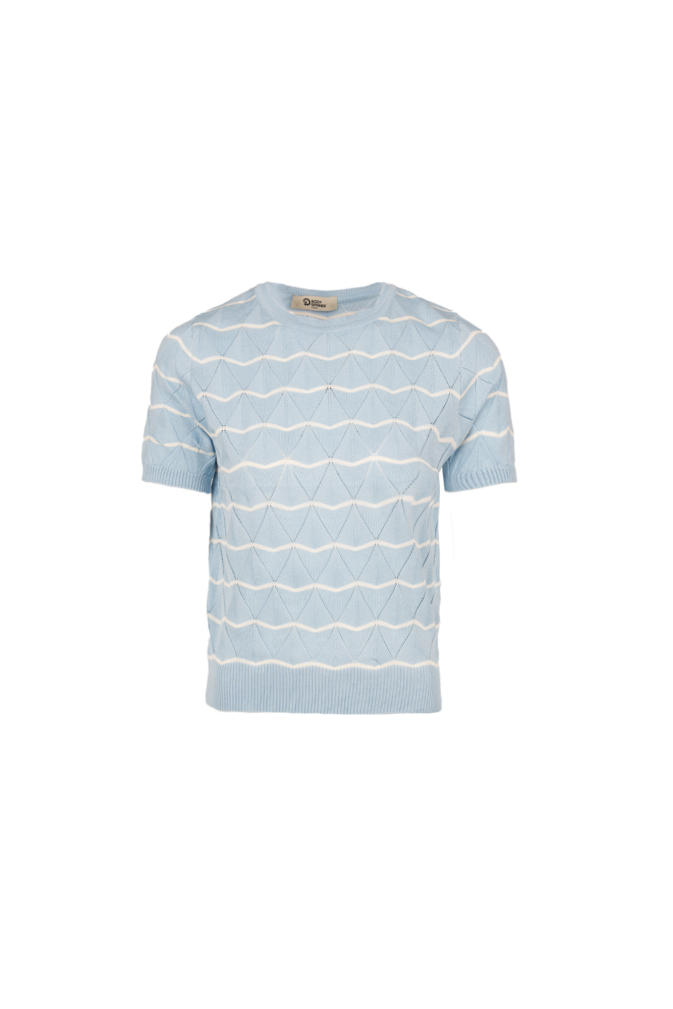 بلوز آستین کوتاه بافت