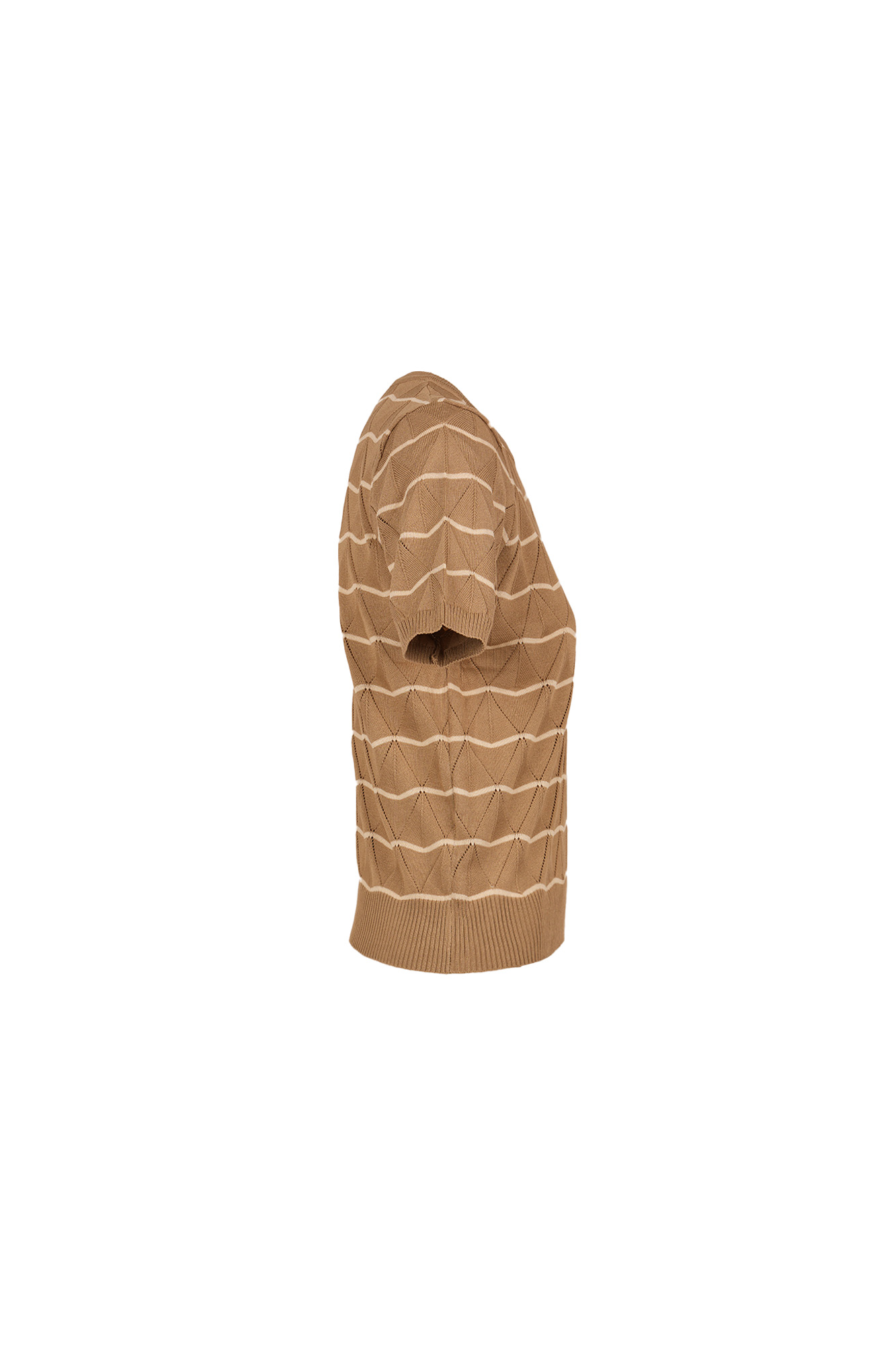 بلوز آستین کوتاه بافت